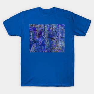 Blue Cross Abstract T-Shirt